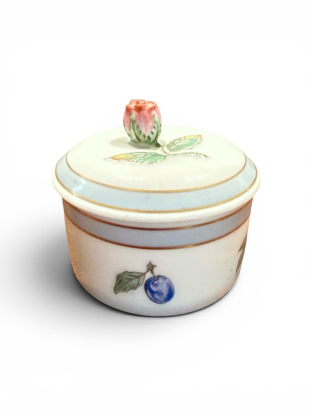 Vintage Franconia Krautheim Porcelain Trinket Box Bavaria Germany, Hand Painted